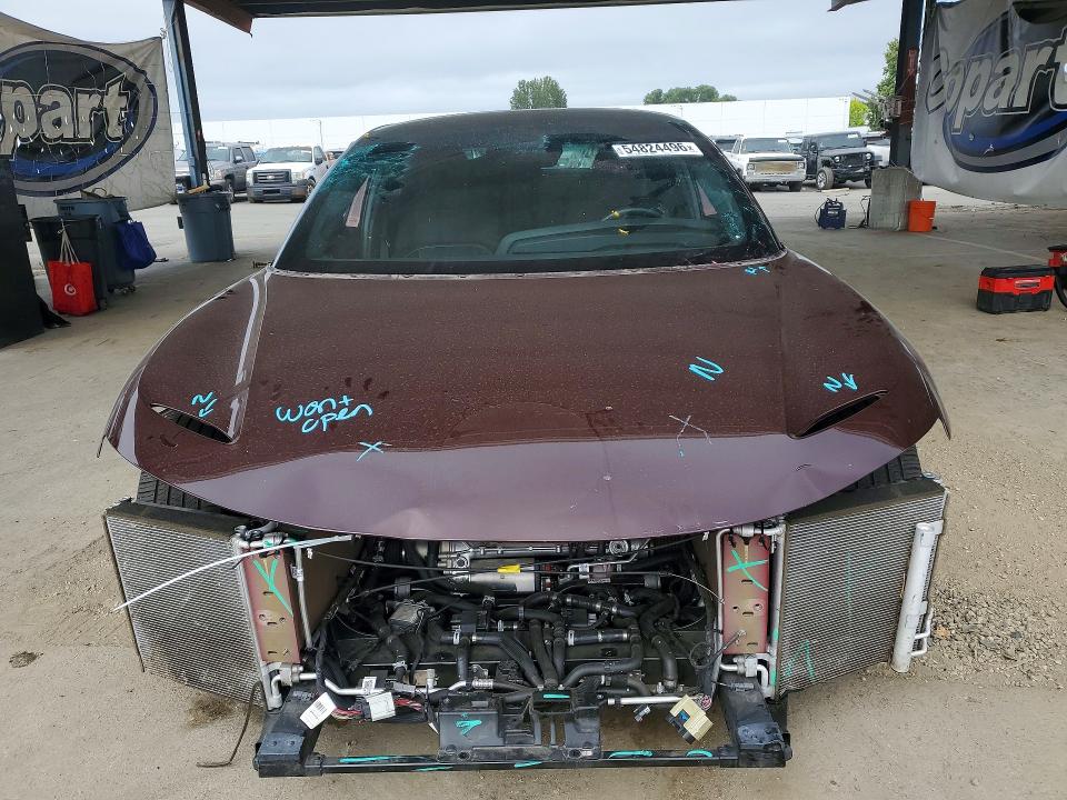 2023 Lucid Air VIN 50EA1TEA0PA005123 COPART salvage auction — FRONT END, Ca - Salvage Certificate, sold $8,100 on 2026-07-09 (photo 5)