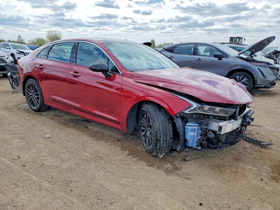 2023 Kia K5 VIN 5XXG44J84PG182020 COPART salvage auction — FRONT END, Il - Salvage Certificate, sold $4,300 on 2026-07-14 (photo 4)