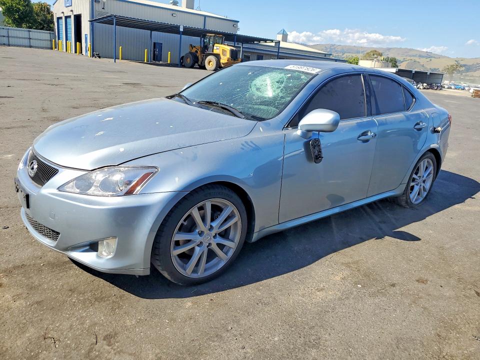 2007 Lexus Is 250 VIN JTHBK262872035485 COPART salvage auction — VANDALISM, Ca - Salvage Certificate, sold $500 on 2026-07-07 (photo 1)