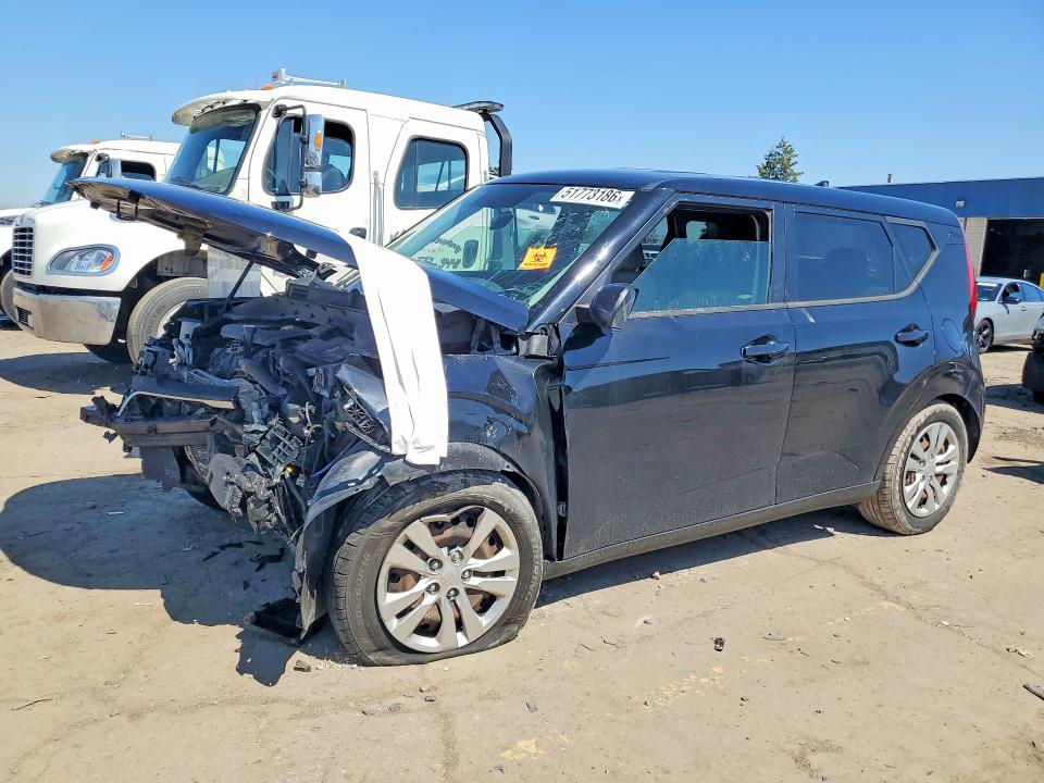 2020 Kia VIN KNDJ23AU8L7025418 COPART salvage auction — FRONT END, Mi - Certificate Of Title, sold $300 on 2026-07-14 (photo 1)