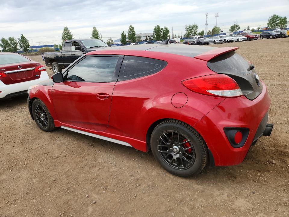 2013 Hyundai Veloster VIN KMHTC6AE4DU156232 COPART salvage auction — MECHANICAL, Ab - Bos - Active, sold $525 on 2026-07-28 (photo 2)