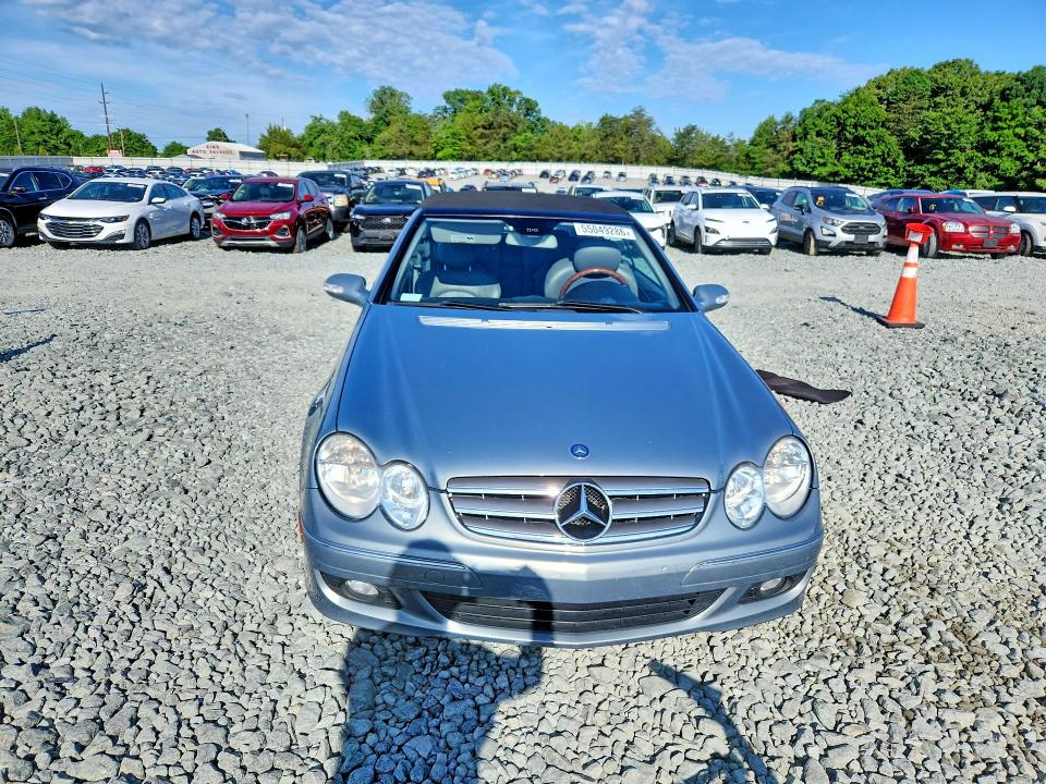 2007 Mercedes-benz Clk-klasse VIN WDBTK56F87F218676 COPART salvage auction — REAR END, Nc - Salvage Certificate Of Title, sold $3,700 on 2026-07-08 (photo 5)