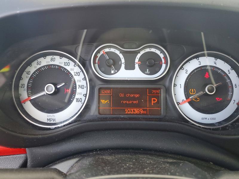 2016 Fiat 500 VIN ZFBCFAAH4GZ038300 COPART salvage auction — MECHANICAL, Ca - Dis/Dlr/Exp App For Dup Clean, sold $525 on 2026-07-08 (photo 9)