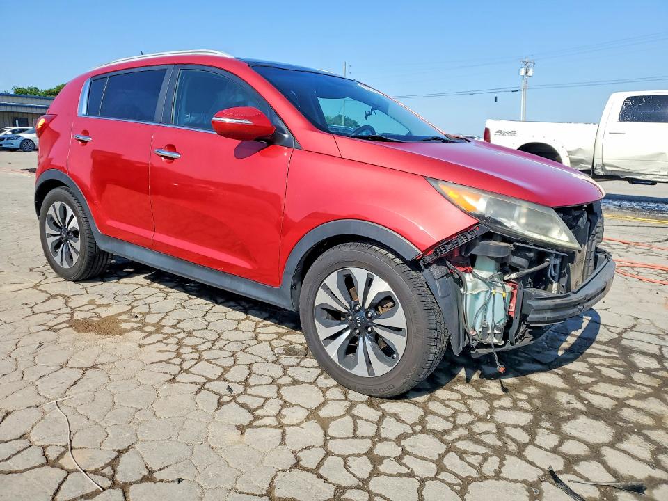 2013 Kia Sportage VIN KNDPC3A62D7471381 COPART salvage auction — FRONT END, Tn - Salvage Certificate, sold $1,400 on 2026-07-08 (photo 4)