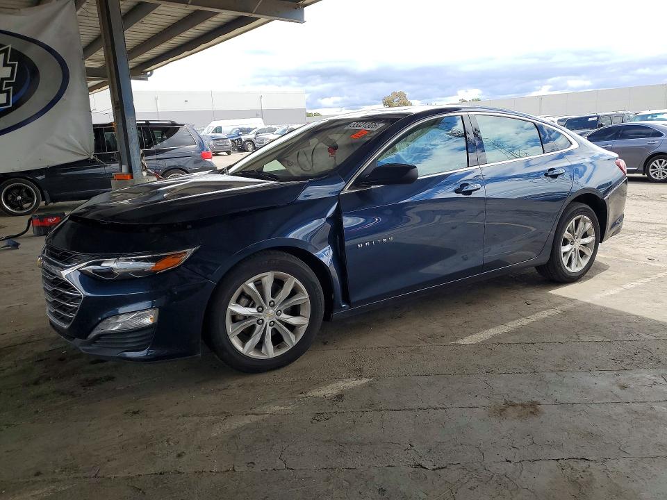 2022 Chevrolet Malibu VIN 1G1ZD5ST7NF147543 COPART salvage auction — FRONT END, Ca - Salvage Certificate, sold $1,500 on 2026-07-09 (photo 1)