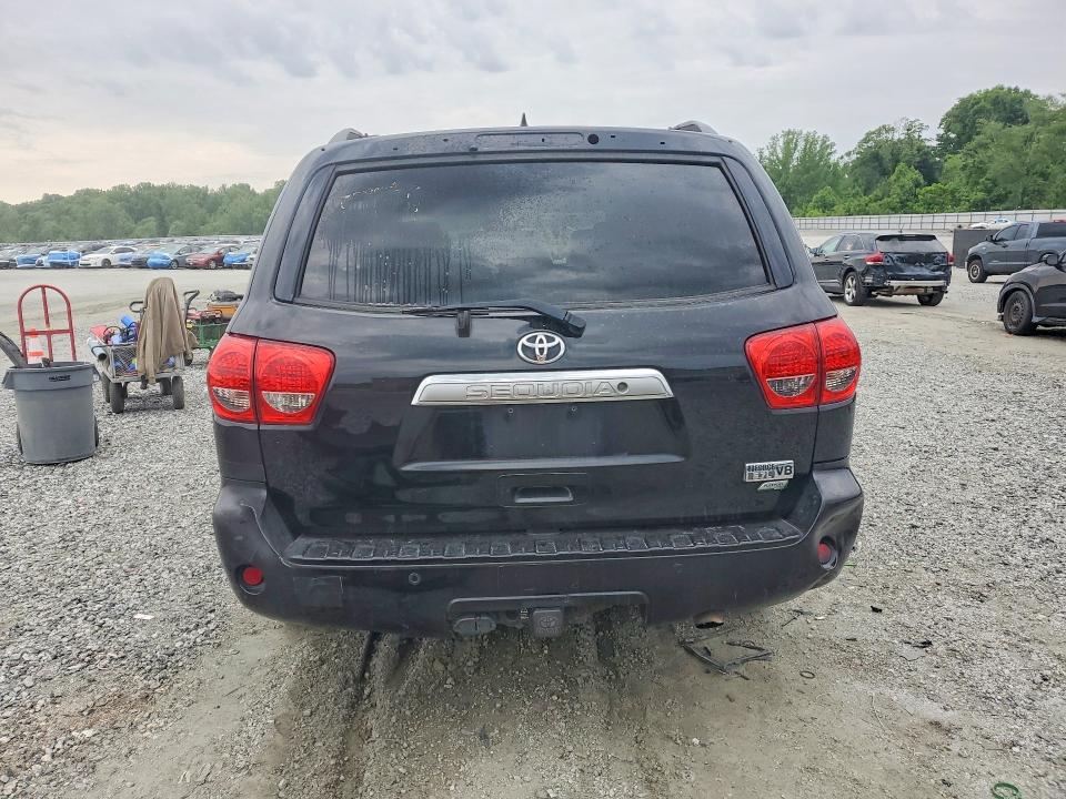 2011 Toyota Sequoia VIN 5TDDW5G19BS050780 COPART salvage auction — FRONT END, Sc - Cert Of Title-Salvage, sold $4,400 on 2026-07-06 (photo 6)