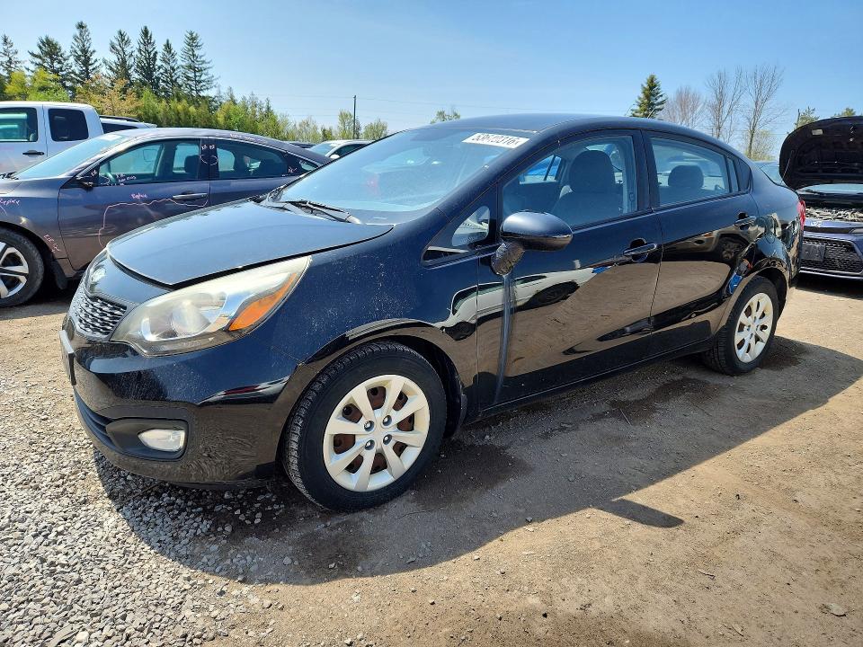 2013 Kia Rio VIN KNADM4A38D6207984 COPART salvage auction — MINOR DENT/SCRATCHES, On - Permit No Brand - Unfit, sold $750 on 2026-07-21 (photo 1)