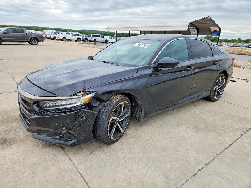 2022 Honda Accord VIN 1HGCV1F33NA064655 COPART salvage auction — FRONT END, Tx - Certificate Of Title, sold $8,300 on 2026-07-09 (photo 1)