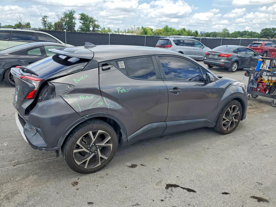 2018 Toyota C-hr VIN JTNKHMBX1J1000986 COPART salvage auction — REAR END, Fl - Cert Of Title Slvg Rebuildable, sold $15 on 2026-07-23 (photo 3)