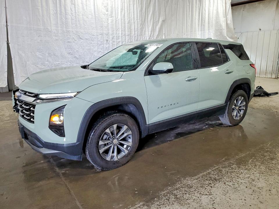 2025 Chevrolet Equinox VIN 3GNAXHEG5SL142605 COPART salvage auction — FRONT END, VA - CERT OF TITLE - SALVAGE, sold $8,300 on 2026-07-28 (photo 1)