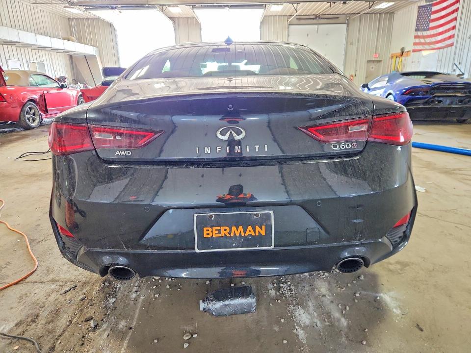 2019 Infiniti Q60 VIN JN1FV7EL7KM440545 COPART salvage auction — VANDALISM, Il - Salvage Certificate, sold $3,450 on 2026-07-06 (photo 6)