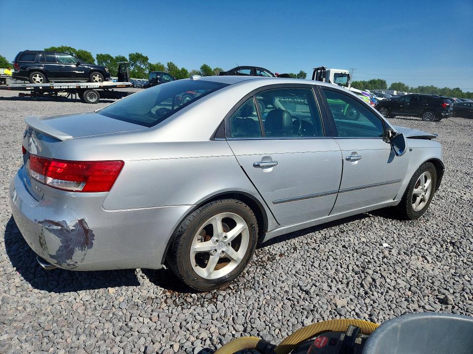 2007 Hyundai Sonata VIN 5NPEU46F17H266752 COPART salvage auction — FRONT END, Il - Salvage Certificate, sold $175 on 2026-07-13 (photo 3)