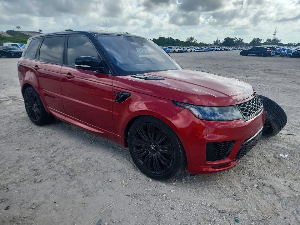 2021 Land rover RANGE ROVER VIN SALWR2SE4MA768237 COPART salvage auction — FRONT END, Fl - Cert Of Title Slvg Rebuildable, sold $6,800 on 2026-07-28 (photo 4)