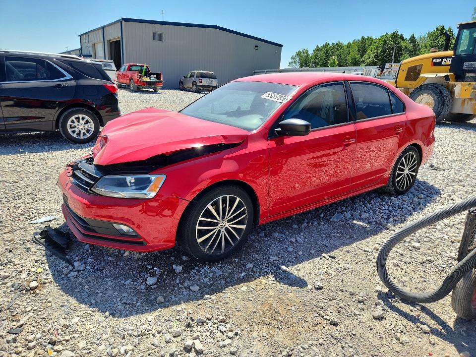 2016 Volkswagen Jetta VIN 3VWD17AJ2GM400435 COPART salvage auction — FRONT END, MI - CERTIFICATE OF TITLE, sold $575 on 2026-07-30 (photo 1)
