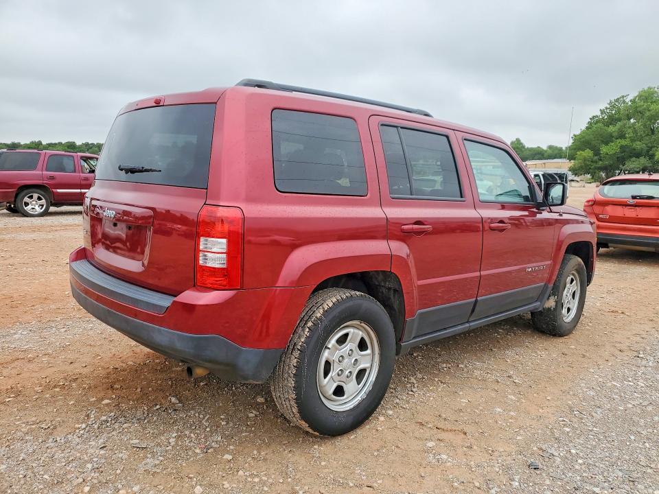 2017 Jeep Liberty (patriot) VIN 1C4NJRBB9HD138775 COPART salvage auction — MECHANICAL, Ok - Certificate Of Title, sold $1,600 on 2026-07-02 (photo 3)