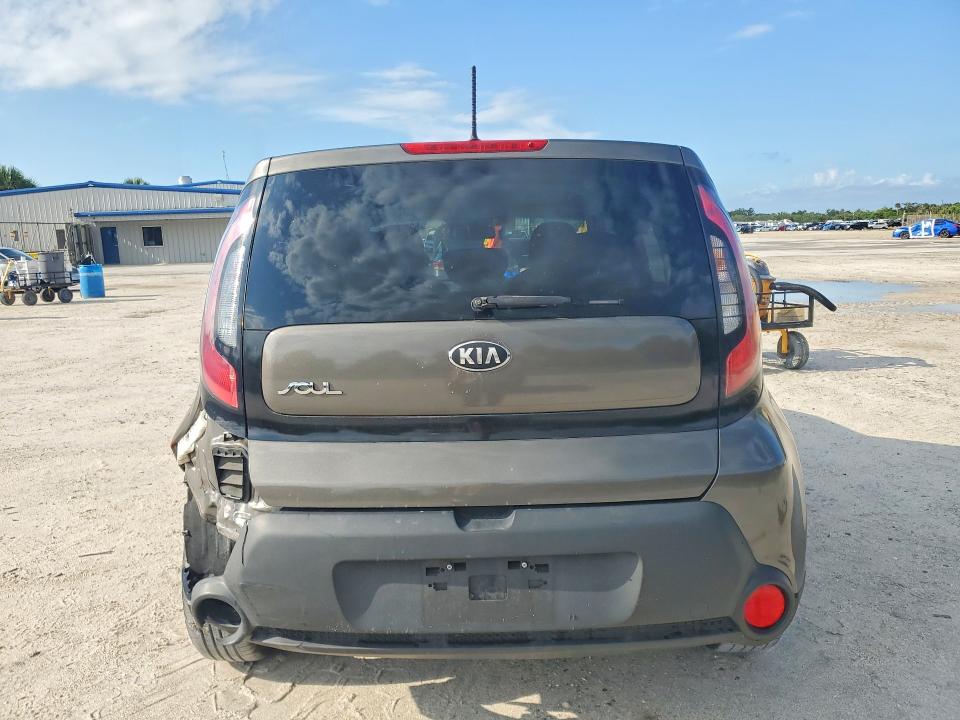 2016 Kia Soul VIN KNDJN2A22G7345906 COPART salvage auction — FRONT END, FL - CERT OF TITLE SLVG REBUILDABLE, sold $700 on 2026-07-22 (photo 6)