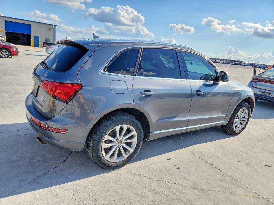 2014 Audi Q5 VIN WA1LFAFP5EA127537 COPART salvage auction — HAIL, Tx - Certificate Of Title, sold $2,050 on 2026-07-17 (photo 3)
