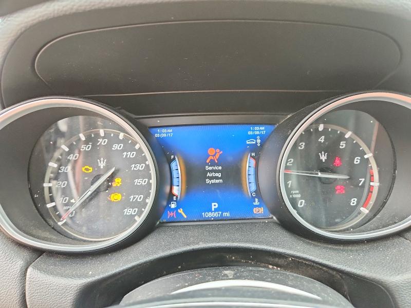 2018 Maserati Levante VIN ZN661XUA7JX299206 COPART salvage auction — FRONT END, Ny - Mv-907A Salvage Certificate, sold $5,100 on 2026-07-08 (photo 9)