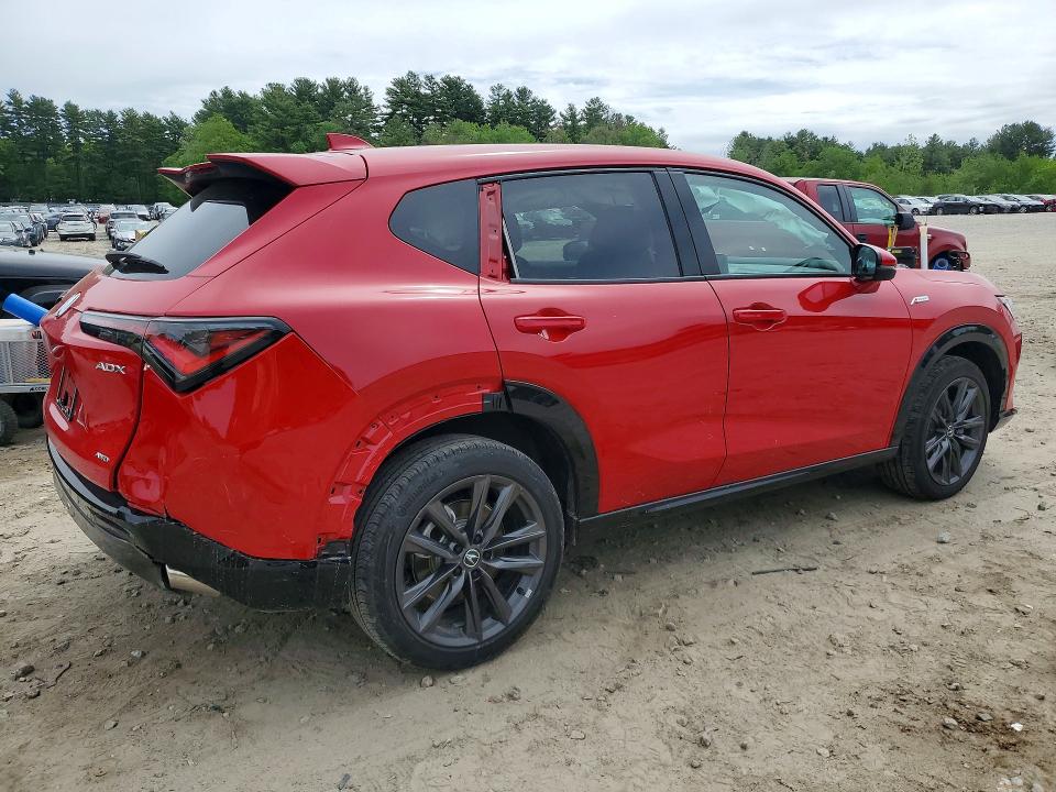 2025 Acura Adx VIN 3HDSA2H56SM712125 COPART salvage auction — REAR END, Ma - Cert Of Title-Salvage, sold $13,300 on 2026-07-27 (photo 3)