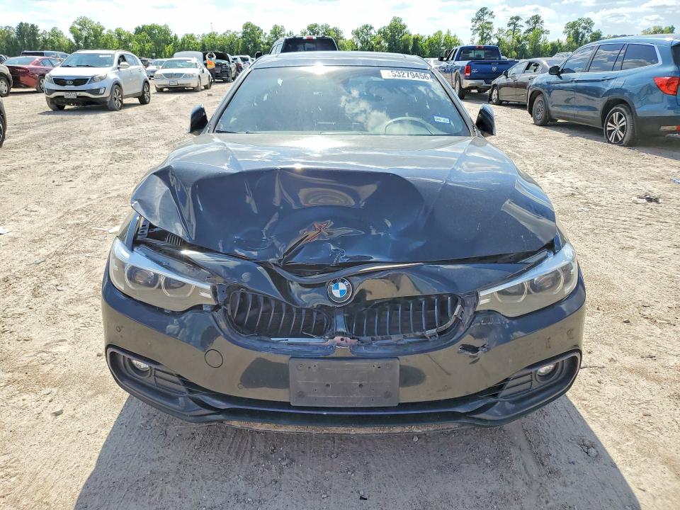 2019 BMW 4er VIN WBA4J1C50KBM17750 COPART salvage auction — FRONT END, Tx - Certificate Of Title, sold $4,350 on 2026-07-31 (photo 5)