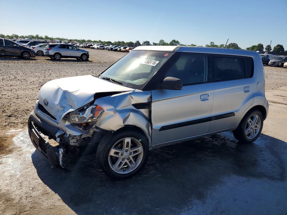 2010 Kia Soul VIN KNDJT2A23A7120536 COPART salvage auction — FRONT END, Mo - Salvage Certificate Of Title, sold $575 on 2026-07-06 (photo 1)