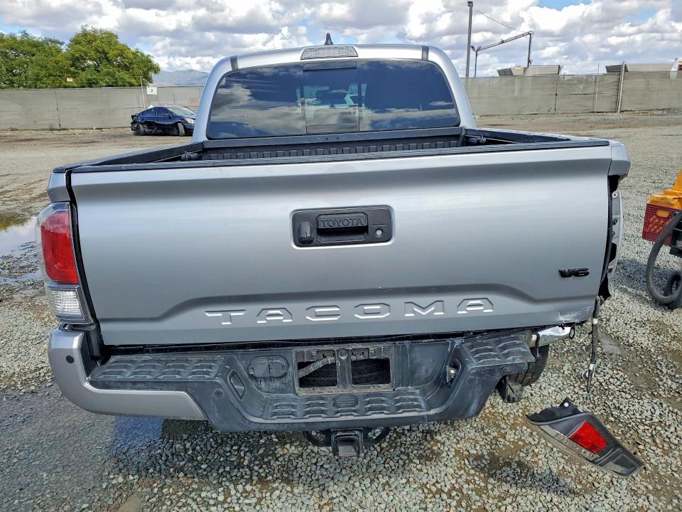 2021 Toyota Tacoma VIN 5TFAZ5CN5MX114149 COPART salvage auction — REAR END, Ca - Salvage Certificate, sold $125 on 2026-07-24 (photo 6)