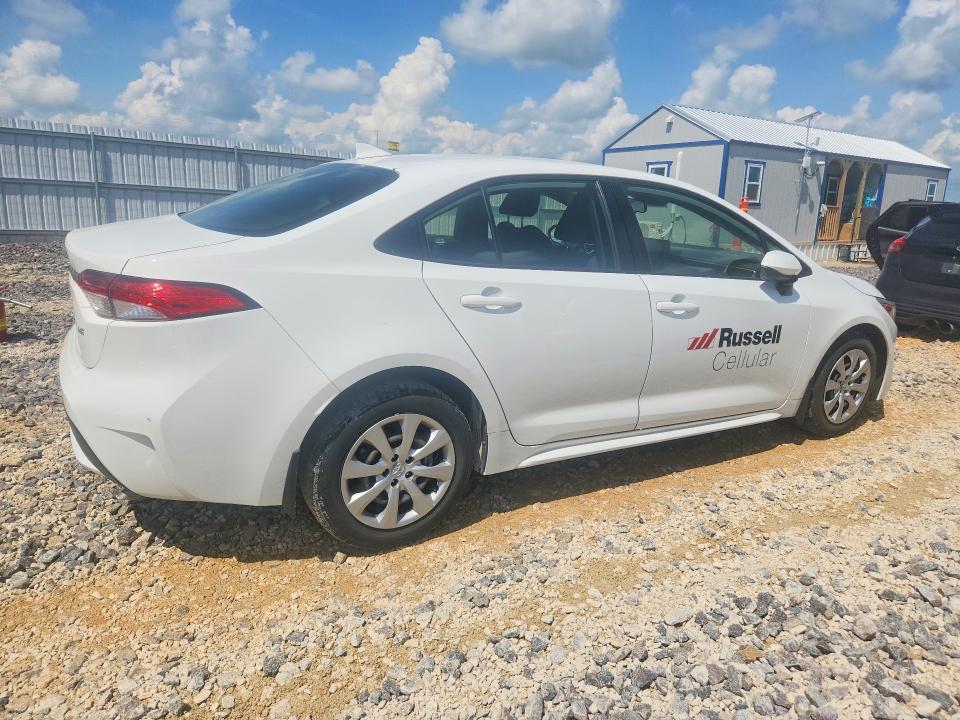 2022 Toyota Corolla VIN JTDEPMAE7N3017743 COPART salvage auction — HAIL, Mo - Salvage Certificate Of Title, sold $7,900 on 2026-07-27 (photo 3)