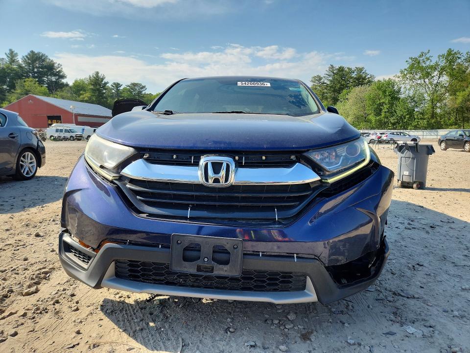 2018 Honda Cr-v VIN 2HKRW6H38JH210857 COPART salvage auction — FRONT END, Ct - Certificate Of Title (P), sold $8,400 on 2026-07-30 (photo 5)