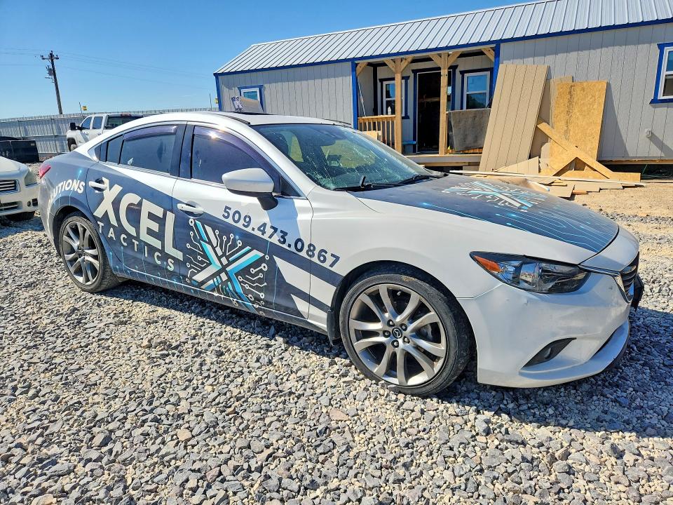 2015 Mazda 6 VIN JM1GJ1W58F1214175 COPART salvage auction — HAIL, Mo - Salvage Certificate Of Title, sold $2,300 on 2026-07-08 (photo 4)