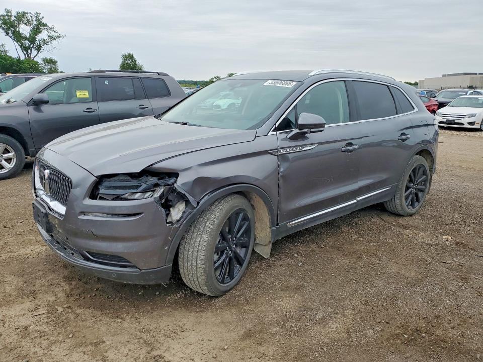 2021 Lincoln Nautilus VIN 2LMPJ8K97MBL17588 COPART salvage auction — FRONT END, Ia - Cert Of Title-Salvage Title, sold $8,300 on 2026-07-03 (photo 1)
