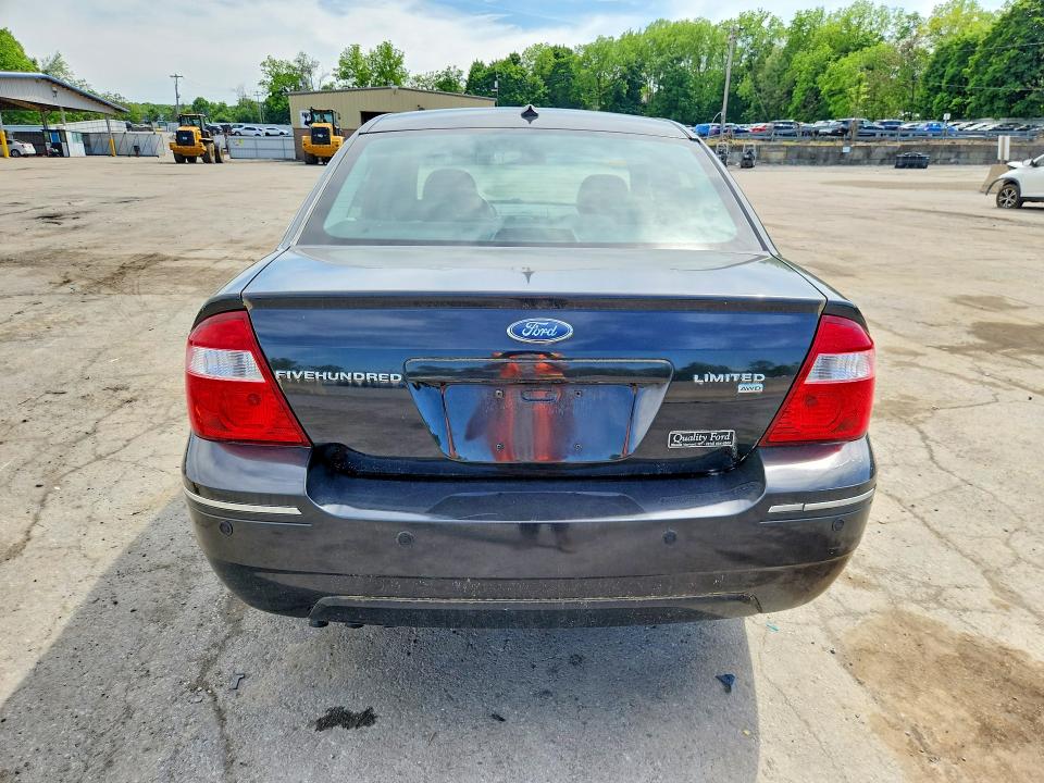 2007 Ford Five hundred VIN 1FAHP28187G108722 COPART salvage auction — FRONT END, NY - MV-907A SALVAGE CERTIFICATE, sold $350 on 2026-07-02 (photo 6)