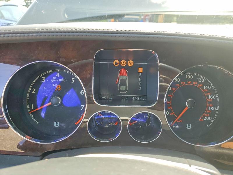 2007 Bentley Continental VIN SCBCR73W67C045306 COPART salvage auction — UNDERCARRIAGE, WA - BILL OF SALE, sold $8,600 on 2026-08-21 (photo 9)