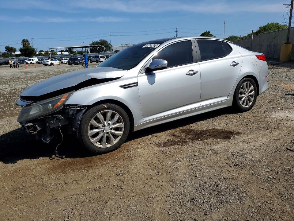 2015 Kia Optima VIN 5XXGN4A76FG356835 COPART salvage auction — FRONT END, CA - SALVAGE CERTIFICATE, sold $1,000 on 2026-07-24 (photo 1)