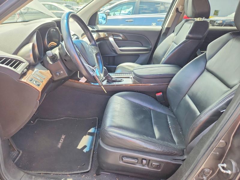2010 Acura Mdx VIN 2HNYD2H69AH519485 COPART salvage auction — FRONT END, CA - SALVAGE CERTIFICATE, sold $2,050 on 2026-07-08 (photo 7)