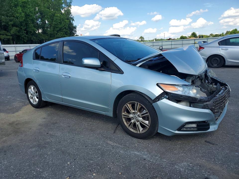 2012 Honda Insight VIN JHMZE2H54CS002149 COPART salvage auction — FRONT END, Nc - Salvage Certificate Of Title, sold $1,050 on 2026-07-14 (photo 4)
