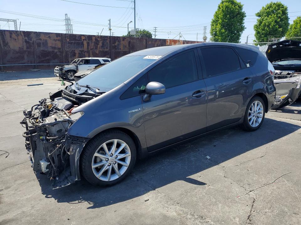2014 Toyota Prius v VIN JTDZN3EU3EJ010061 COPART salvage auction — FRONT END, Ca - Dis/Dlr/Exp Only Clean Title, sold $1,550 on 2026-07-06 (photo 1)