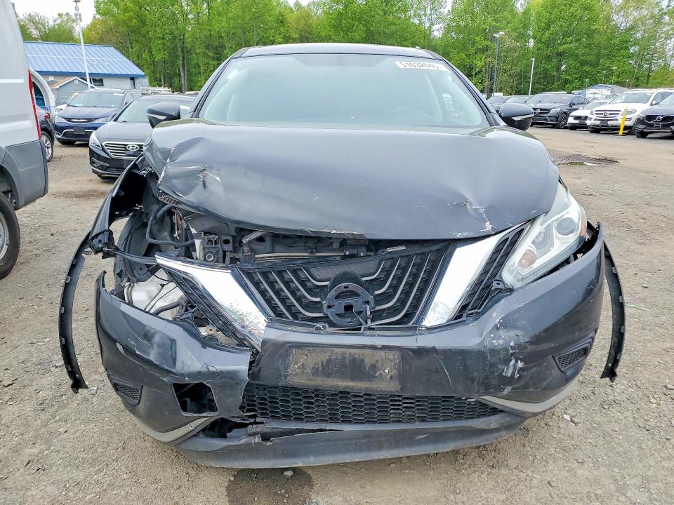 2015 Nissan Murano VIN 5N1AZ2MH0FN279947 COPART salvage auction — FRONT END, Ct - Cert Of Title-Salvage, sold $675 on 2026-07-09 (photo 5)