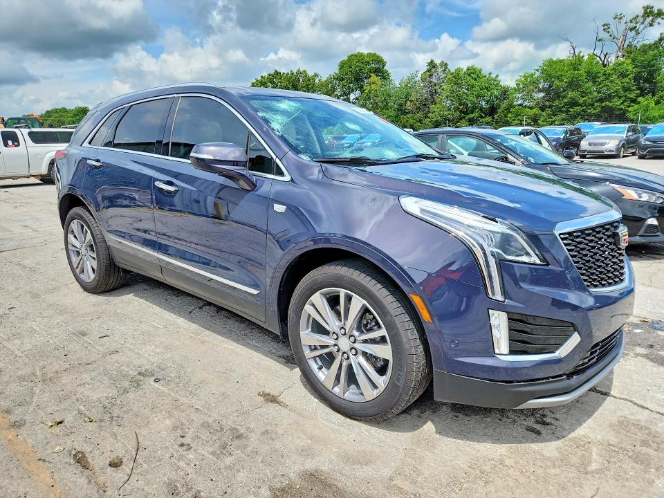 2025 Cadillac Xt5 VIN 1GYKNDR49SZ148454 COPART salvage auction — HAIL, Mo - Salvage Certificate Of Title, sold $7,300 on 2026-07-29 (photo 4)