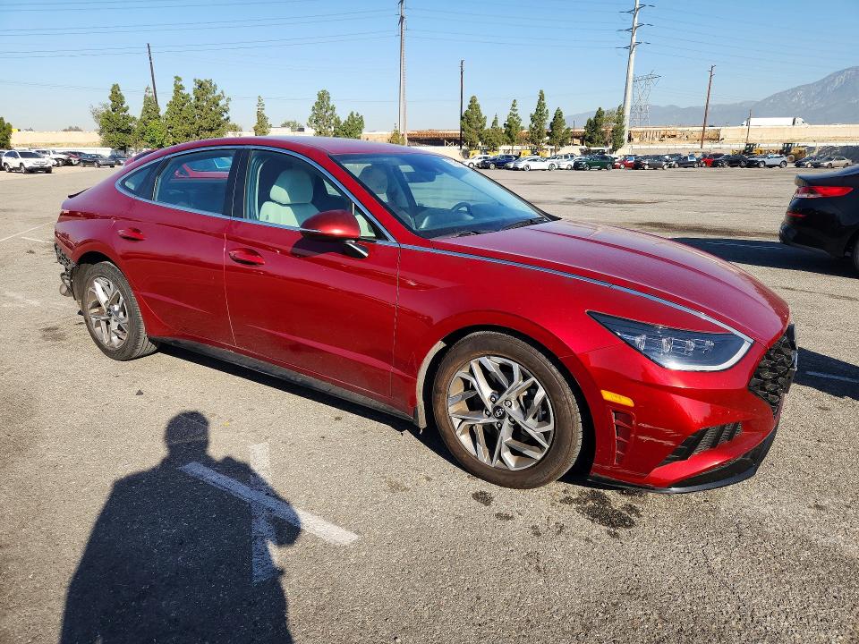 2023 Hyundai Sonata VIN KMHL64JA6PA316397 COPART salvage auction — REAR END, Ca - Salvage Certificate, sold $3,150 on 2026-07-30 (photo 4)