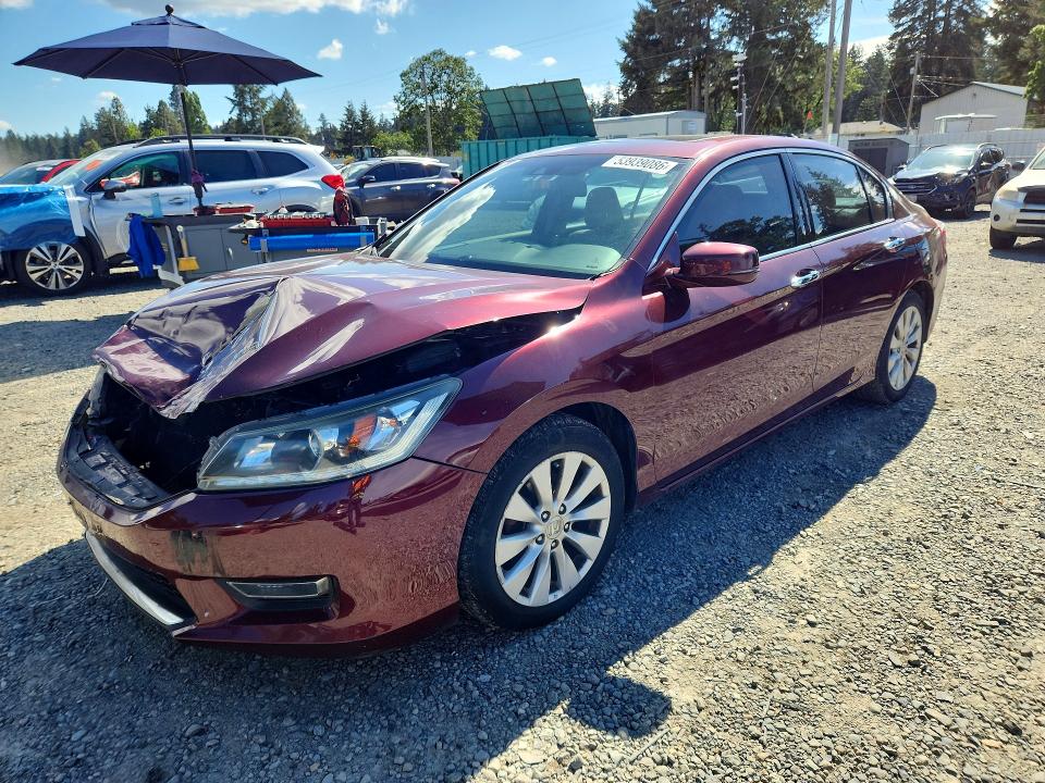 2013 Honda VIN 1HGCR3F83DA025302 COPART salvage auction — FRONT END, WA - BILL OF SALE, sold $975 on 2026-07-02 (photo 1)