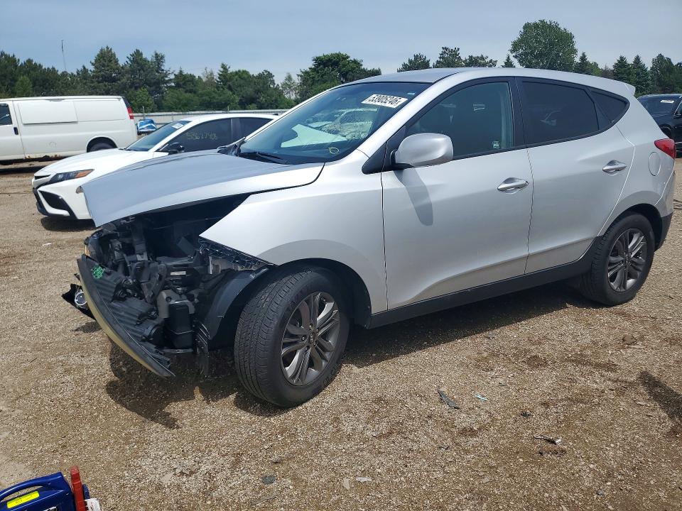 2015 Hyundai Tucson VIN KM8JTCAF3FU986024 COPART salvage auction — FRONT END, Il - Salvage Certificate, sold $1,450 on 2026-07-28 (photo 1)