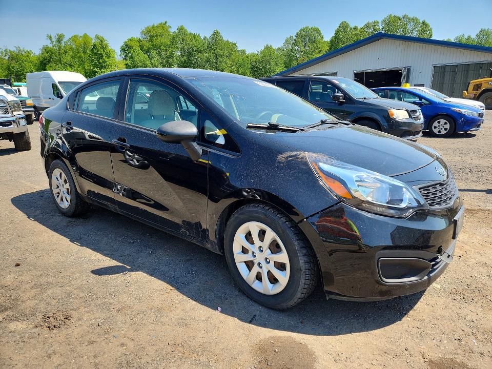 2013 Kia Rio VIN KNADM4A34D6268099 COPART salvage auction — FRONT END, Ny - Certificate Of Title, sold $1,550 on 2026-07-09 (photo 4)