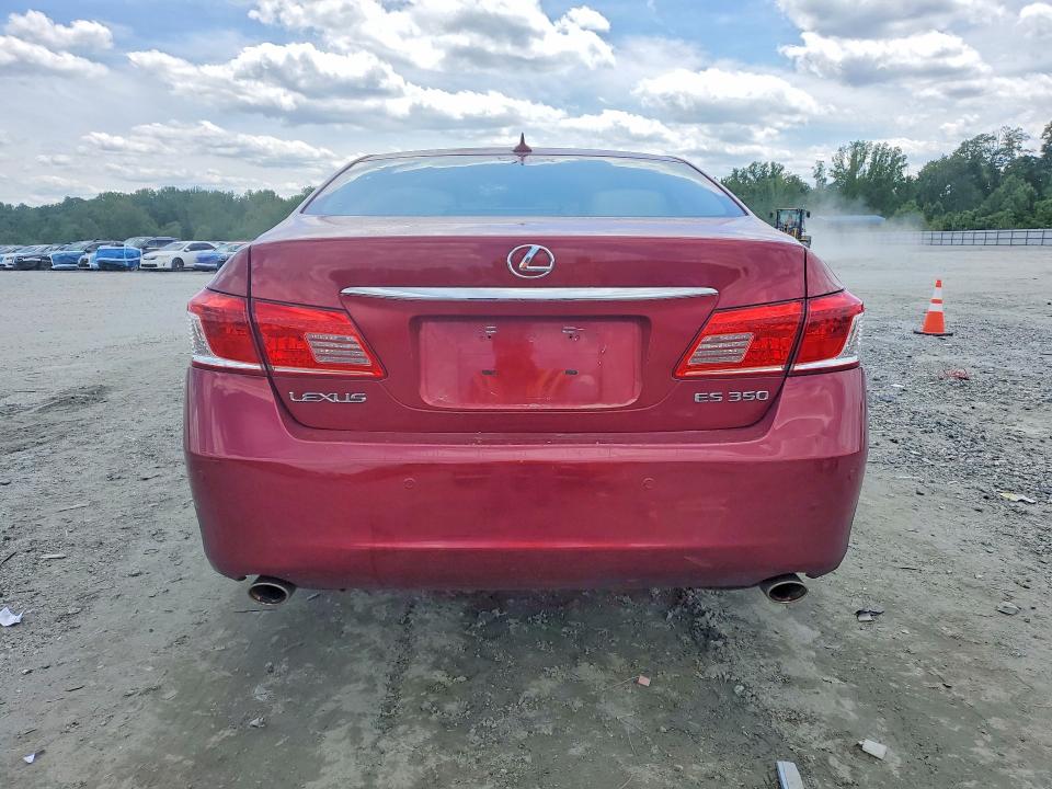 2010 Lexus ES VIN JTHBK1EG1A2380386 COPART salvage auction — REAR END, Sc - Cert Of Title-Salvage, sold $925 on 2026-07-13 (photo 6)