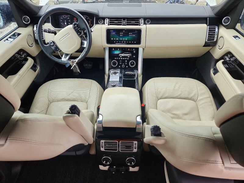 2021 Land rover RANGE ROVER VIN SALGS2RKXMA424058 COPART salvage auction — FRONT END, Ca - Salvage Certificate, sold $16,500 on 2026-07-09 (photo 8)