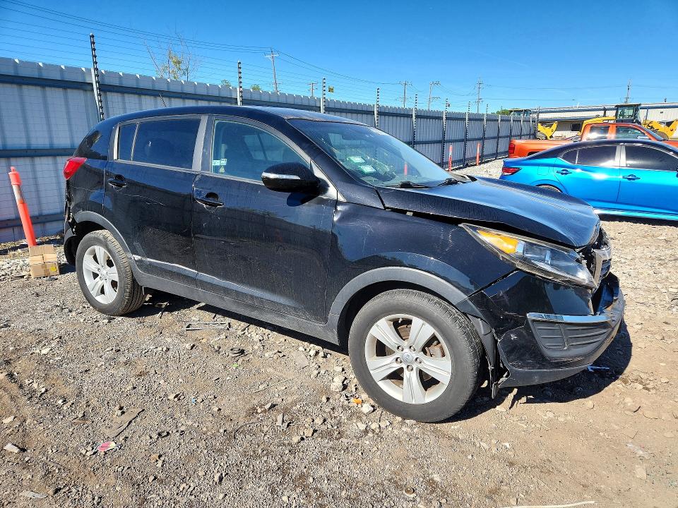 2013 Kia VIN KNDPB3A27D7532935 COPART salvage auction — FRONT END, Il - Salvage Certificate, sold $1,600 on 2026-07-24 (photo 4)