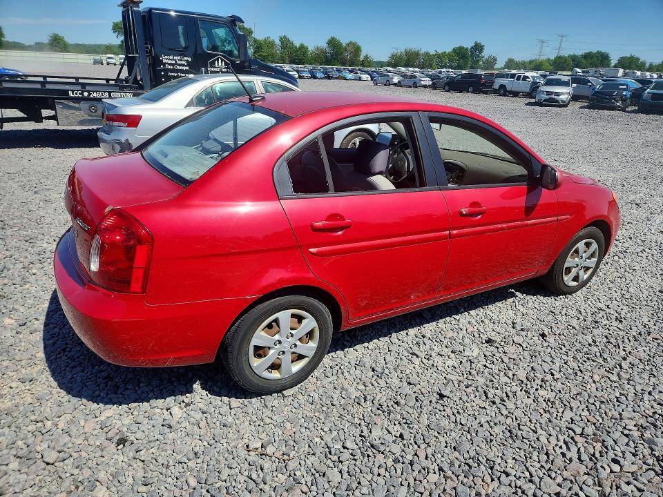 2011 Hyundai Accent VIN KMHCN4AC6BU615237 COPART salvage auction — VANDALISM, Il - Salvage Certificate, sold $225 on 2026-07-27 (photo 3)