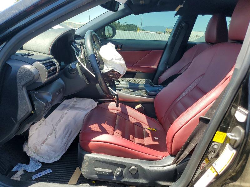 2015 Lexus Is VIN JTHBE1D21F5014835 COPART salvage auction — FRONT END, Ca - Salvage Certificate, sold $900 on 2026-07-31 (photo 7)
