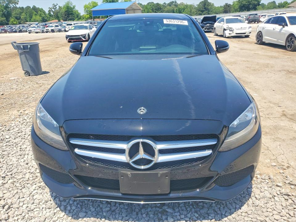 2018 Mercedes-benz C-klasse VIN WDDWF4KB1JR413501 COPART salvage auction — REAR END, Ms - Cert Of Title-Salvaged, sold $3,350 on 2026-07-17 (photo 5)