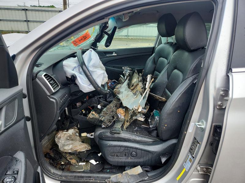 2021 Hyundai Tucson VIN KM8J33AL5MU305915 COPART salvage auction — FRONT END, AL - CERT OF TITLE-SALVAGE TITLE, sold $400 on 2026-07-02 (photo 7)