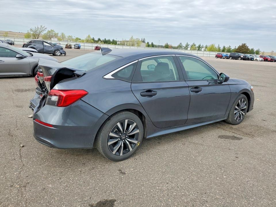 2024 Honda Civic VIN 2HGFE1F76RH335733 COPART salvage auction — REAR END, Mn - Cert Of Title-Salvage, sold $7,700 on 2026-07-28 (photo 3)